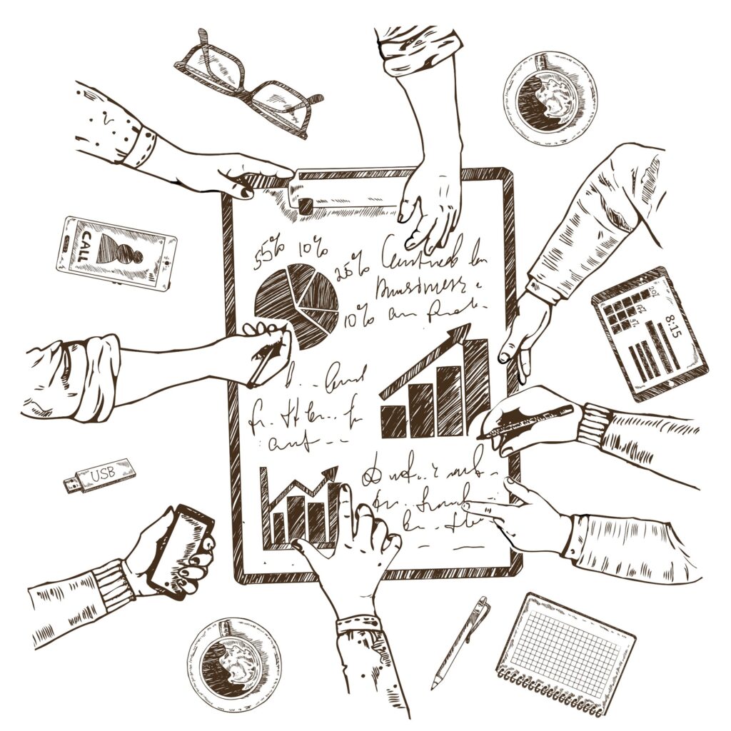 Illustration de données analysé